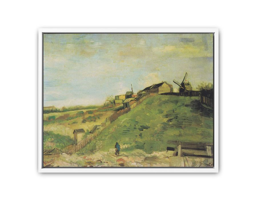 The Hill Of Montmartre By Van Gogh Canvas Print-3