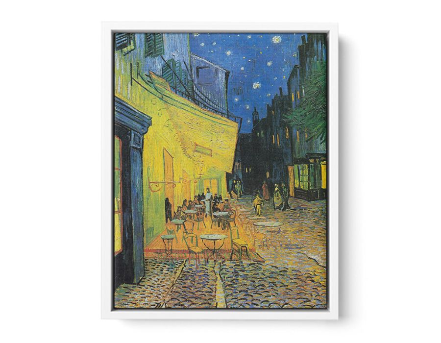 Cafe Terrace at Night Canvas Print-3