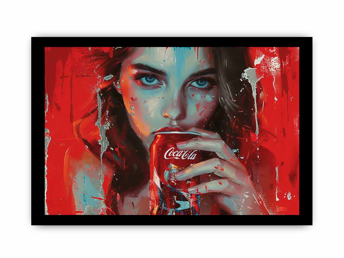 Coca Cola Framed Framed Print-2