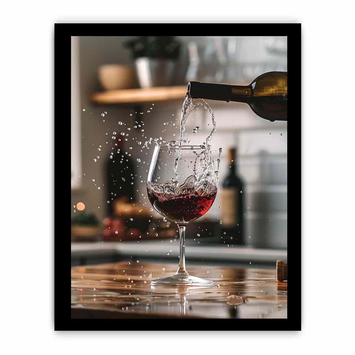 Red Wine  Framed Print-2
