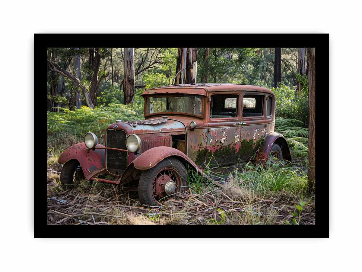 Vinatge Car  Framed Print-2