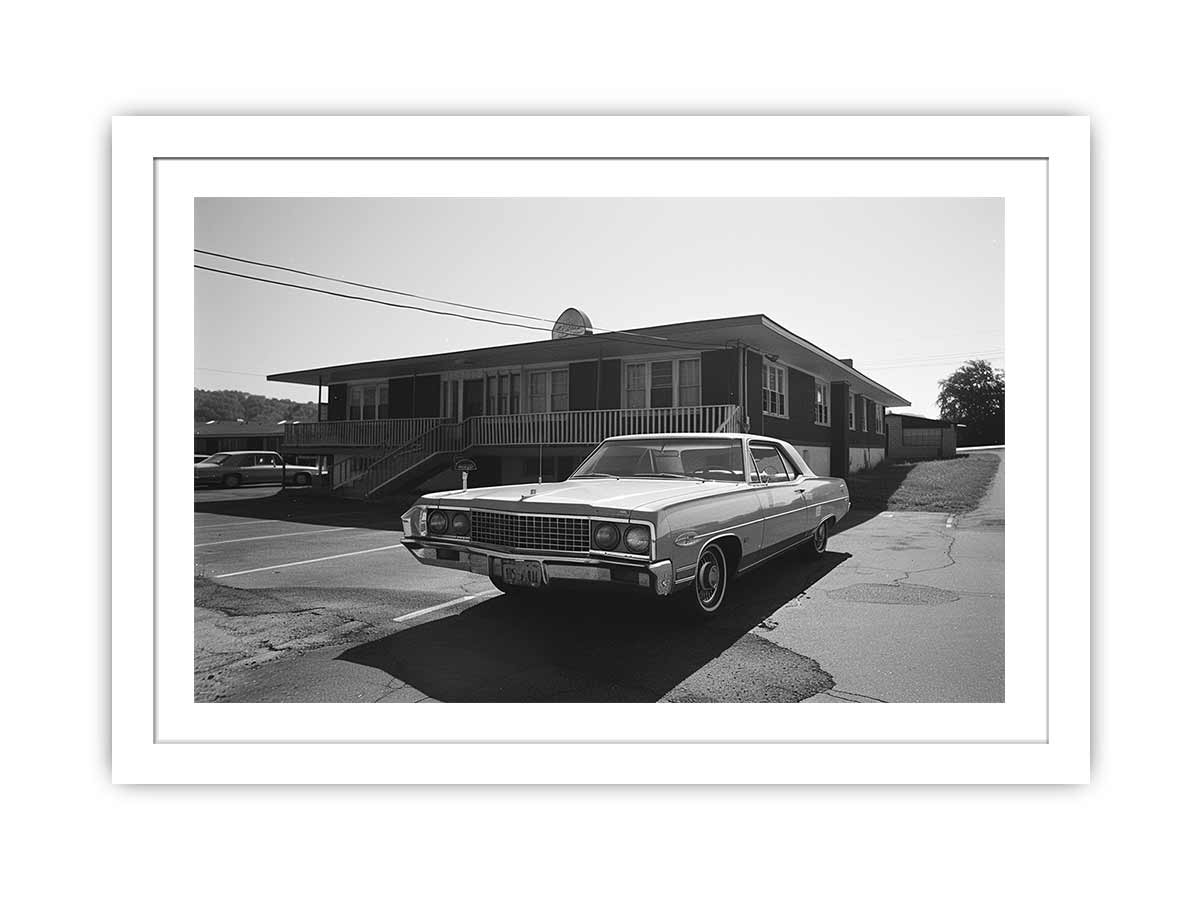 Country Motel Framed Print-1