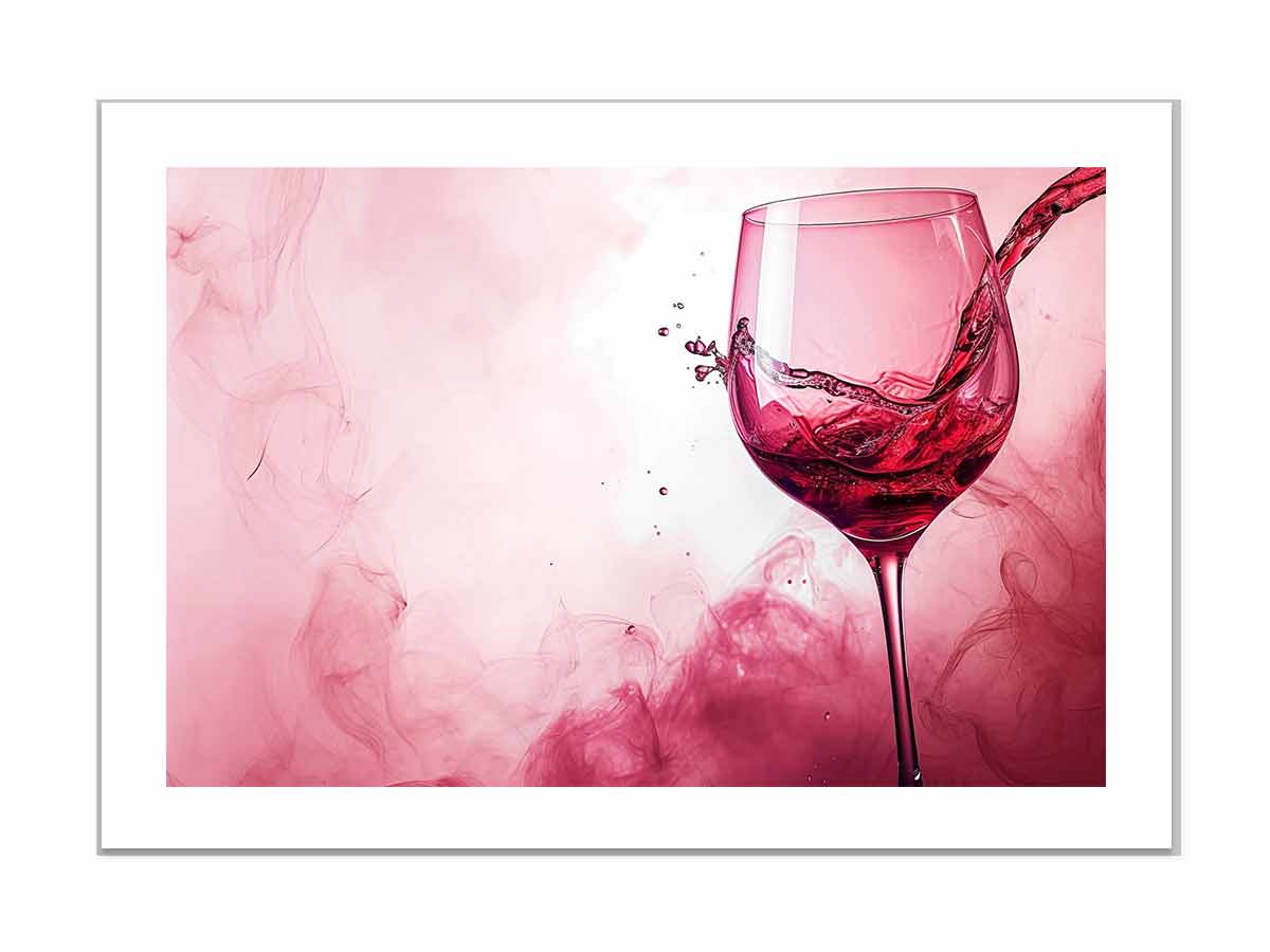 Wine Splash Frame art-3