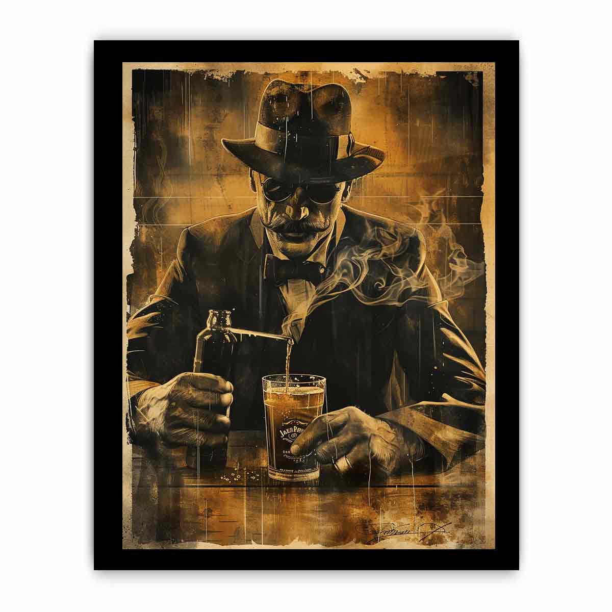 whiskey Framed Print-2