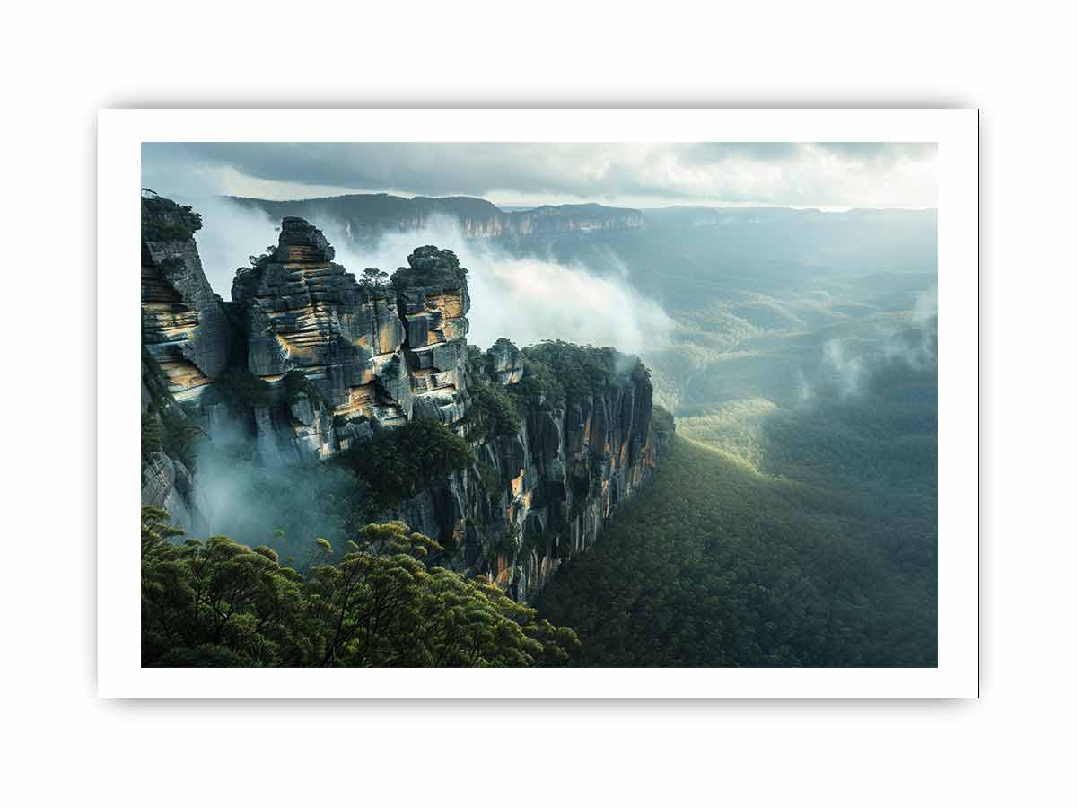 Blue Mountians Sydney Framed Print-3