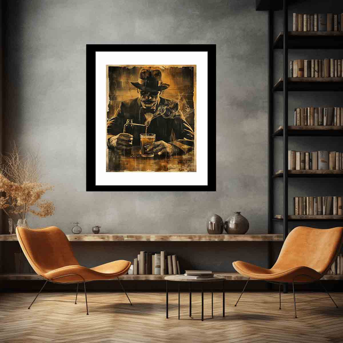 whiskey Framed Print-4