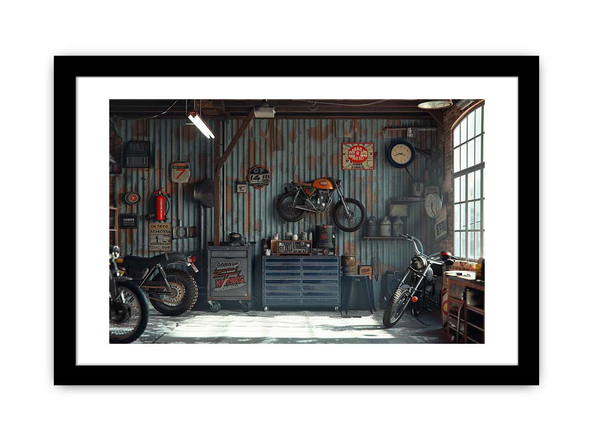 Garage Framed Print-0