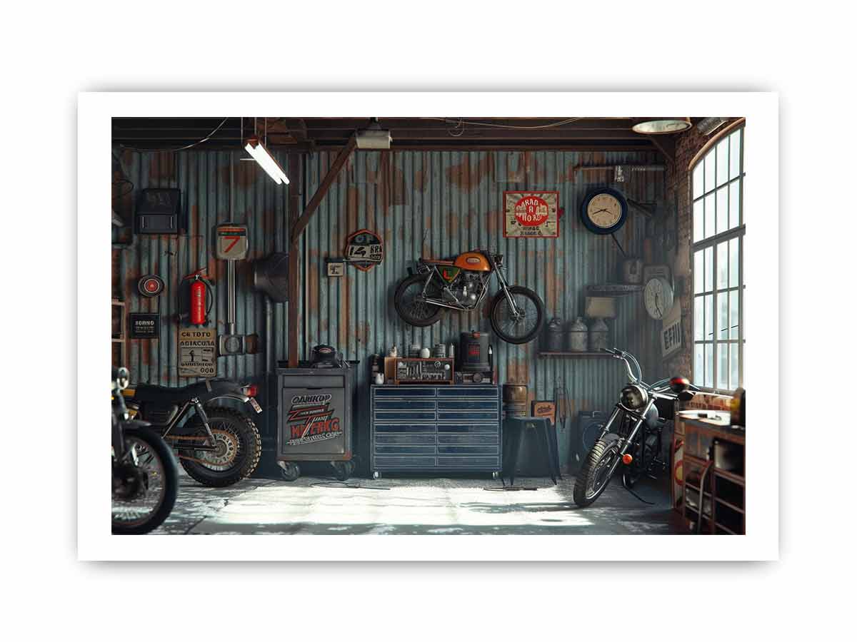 Garage Framed Print-3