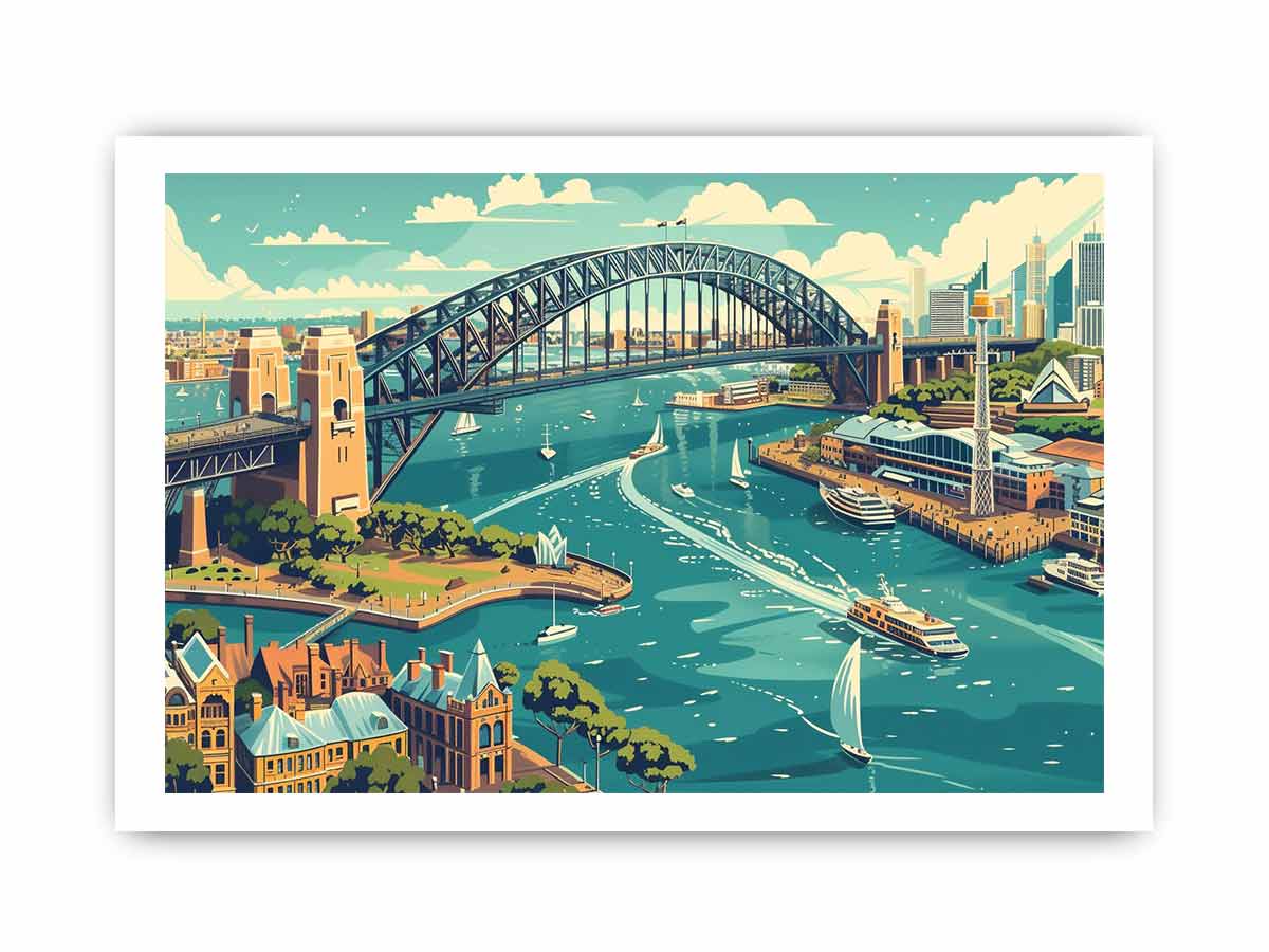 Sydney  Framed Print-3