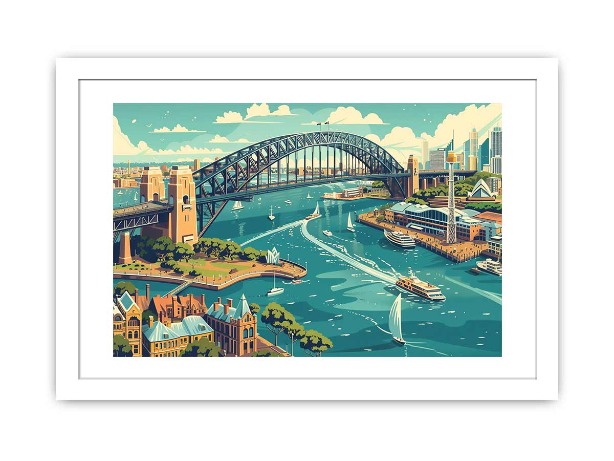 Sydney  Framed Print-1