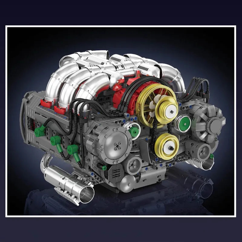 Motorised Flat 6 Engine 2374pcs-1