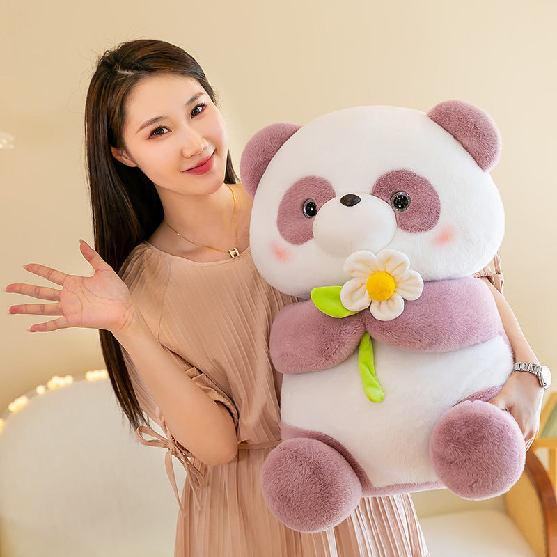 Flower Panda Plush Toy Collection-0