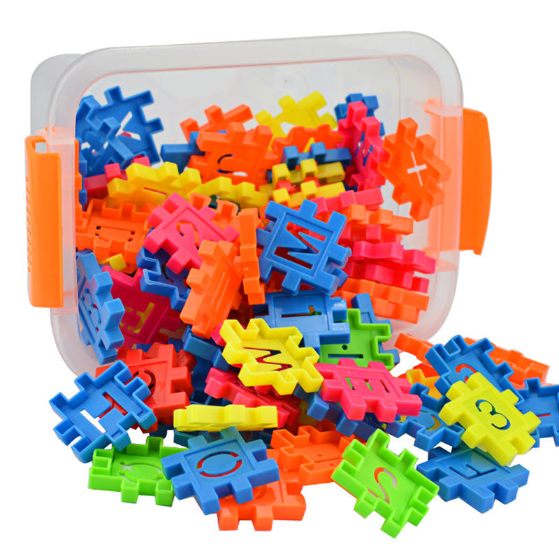 Funny DIY Building Blocks Set for Kids - 110pcs Mosaic Toy with Large Particles-1
