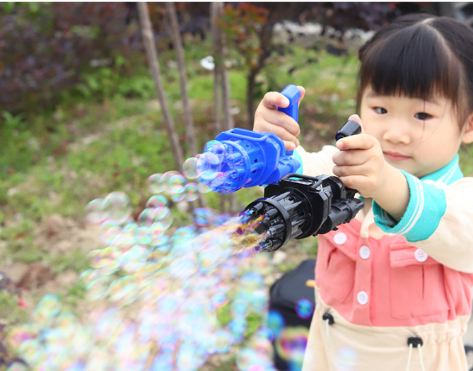 Gatling Bubble Gun for Children-2