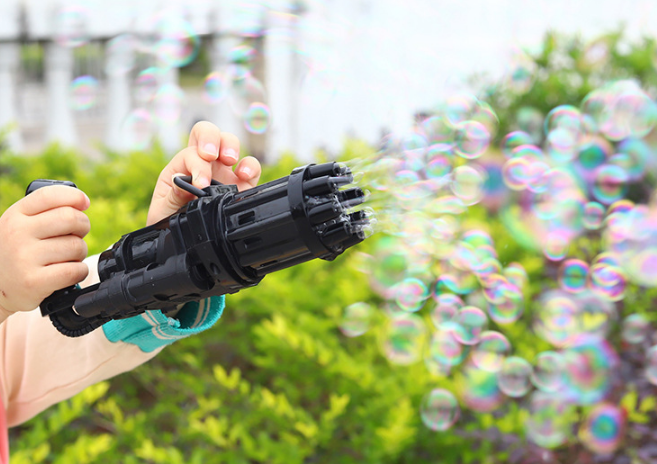 Gatling Bubble Gun for Children-3