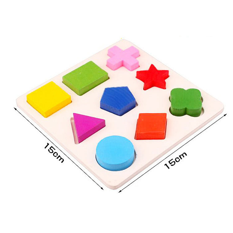 Geometric Shape Jigsaw for Kids Educational Toy-1