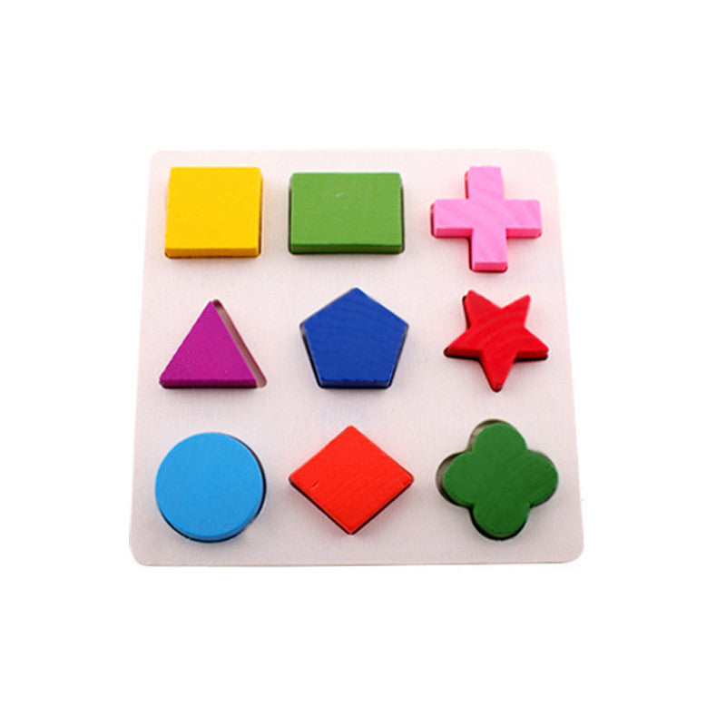 Geometric Shape Jigsaw for Kids Educational Toy-2