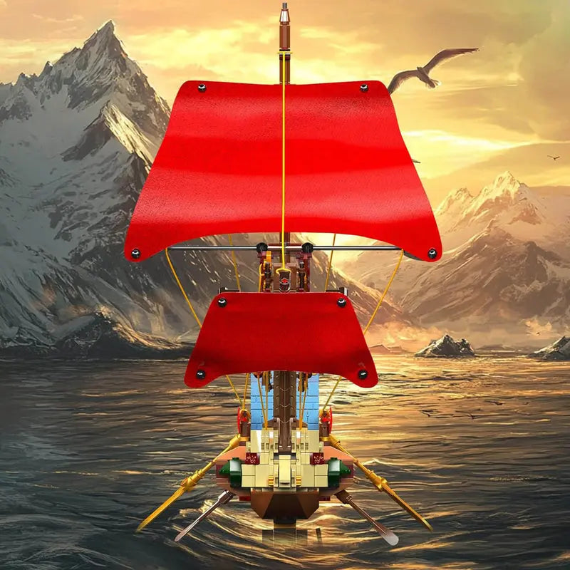 Golden Age Pirate Warship 1465Pcs-1