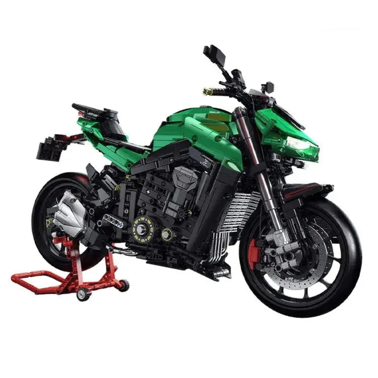 Green Samurai Motorcycle 2088pcs-0