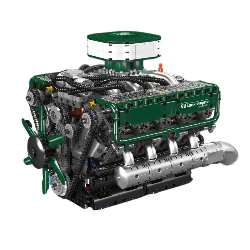 Motorised V8 Tank Engine 2249pcs-0