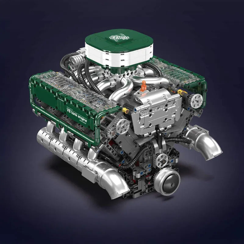 Motorised V8 Tank Engine 2249pcs-1