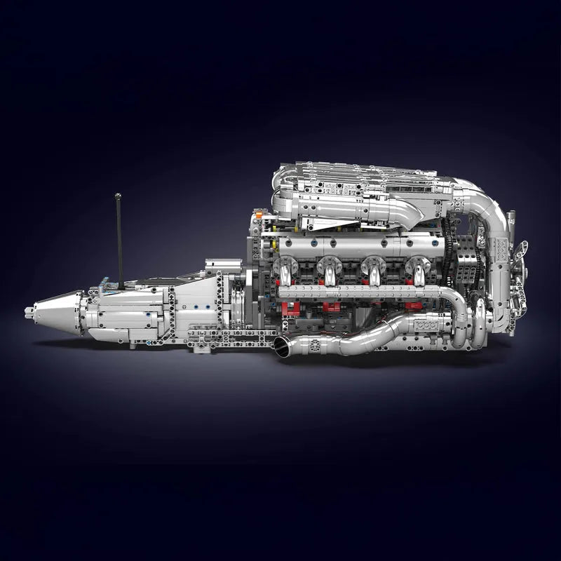 The Ultimate Chrome 5.5L V8 Engine & Gearbox 2898pcs-3