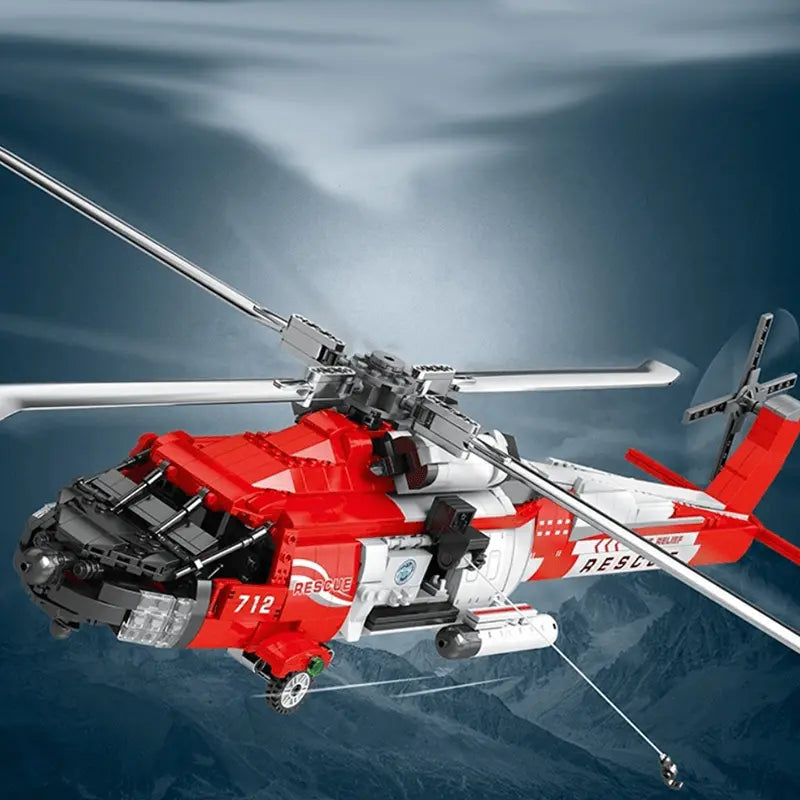HH-60J Search And Rescue Aircraft 1136pcs-1