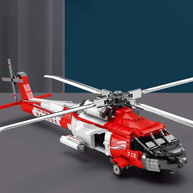 HH-60J Search And Rescue Aircraft 1136pcs-2