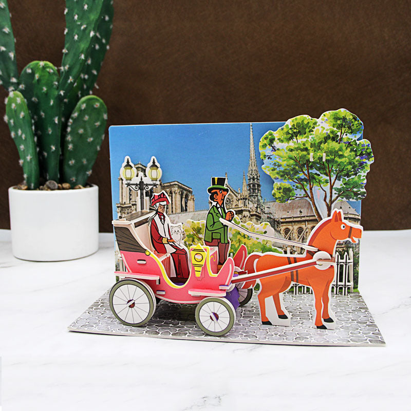 Handcrafted 3D Puzzle Educational Toy for Kids-3