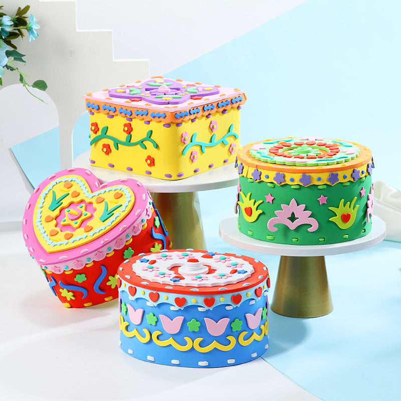 Handmade Educational Storage Box for Children's Toys-0