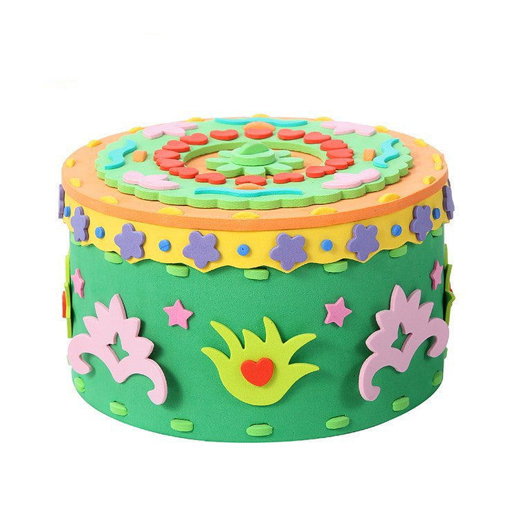 Handmade Educational Storage Box for Children's Toys-1