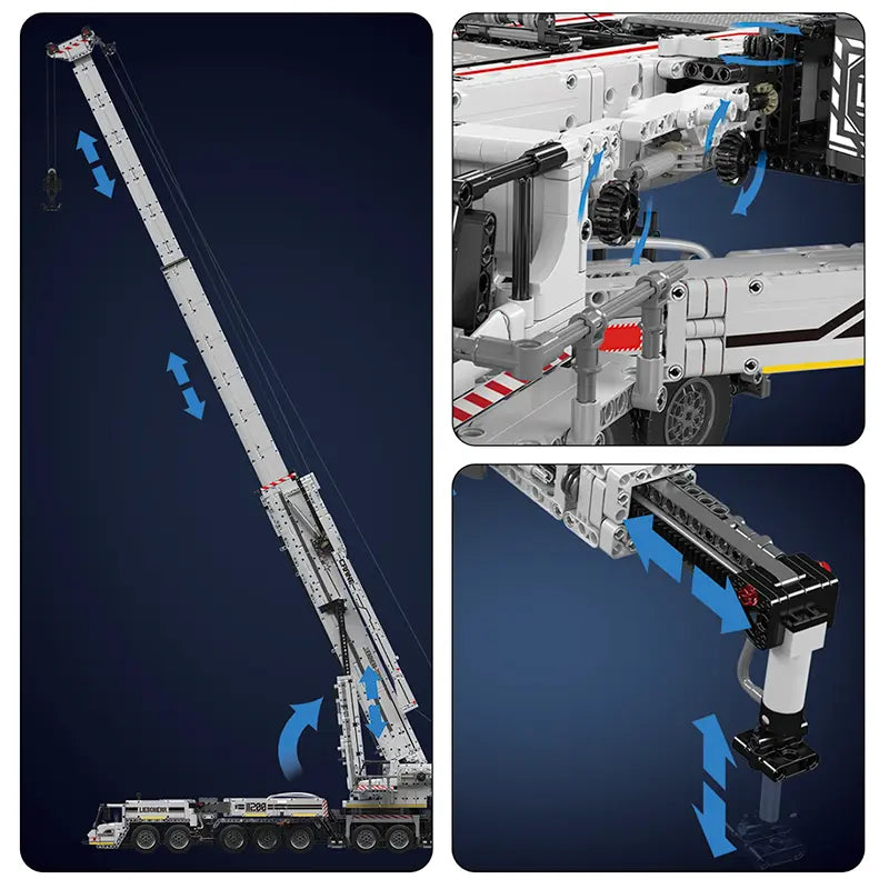 Heavy Duty Remote Controlled Crane V2 8505pcs-4