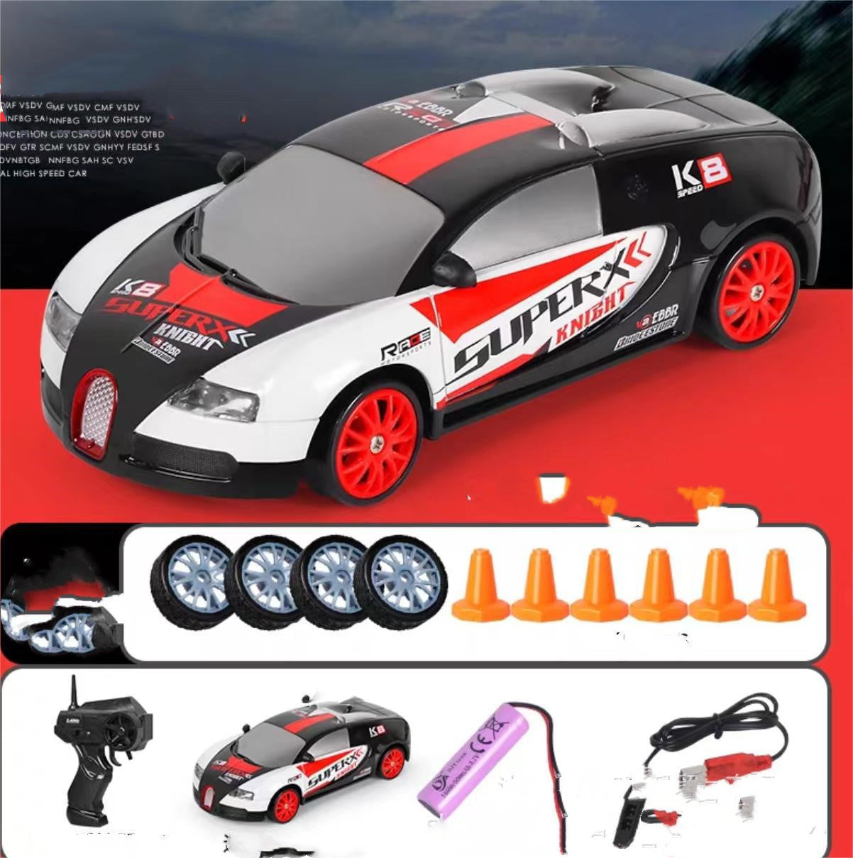 High-Speed 2.4G 4WD RC Drift Car-15