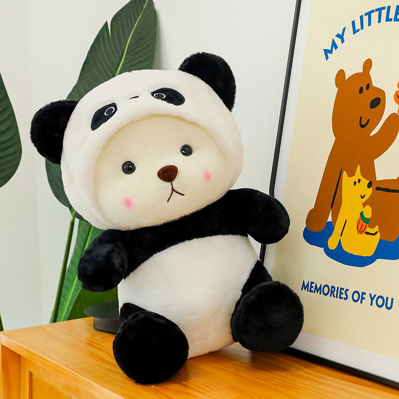 Hoodie Panda Plush-0