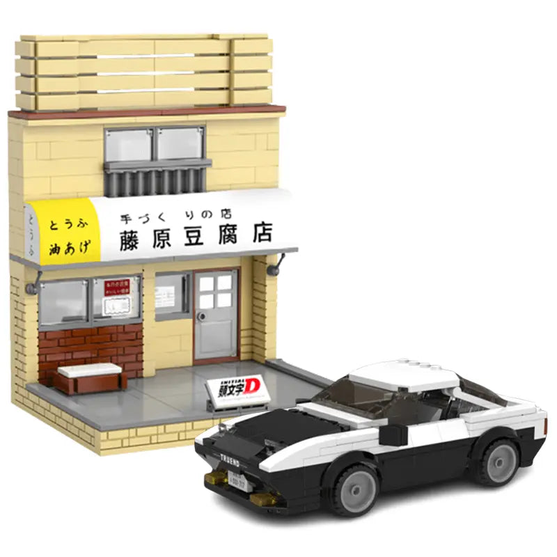 Initial D Fujiwara Tofu Shop & AE86 486pcs-0