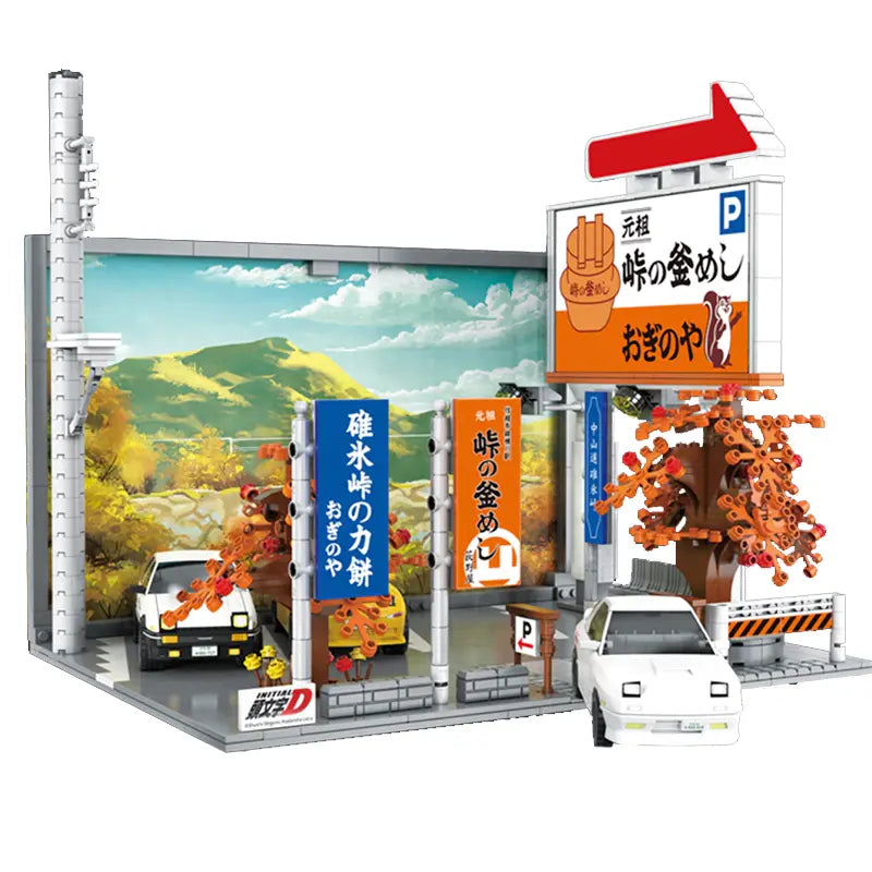 Initial D Usui Touge Parking Lot 1111pcs-0