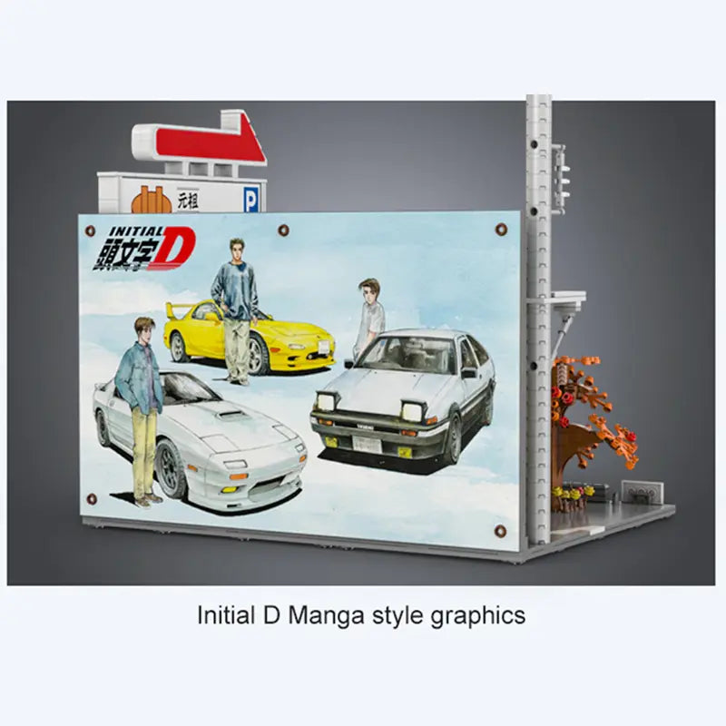 Initial D Usui Touge Parking Lot 1111pcs-4