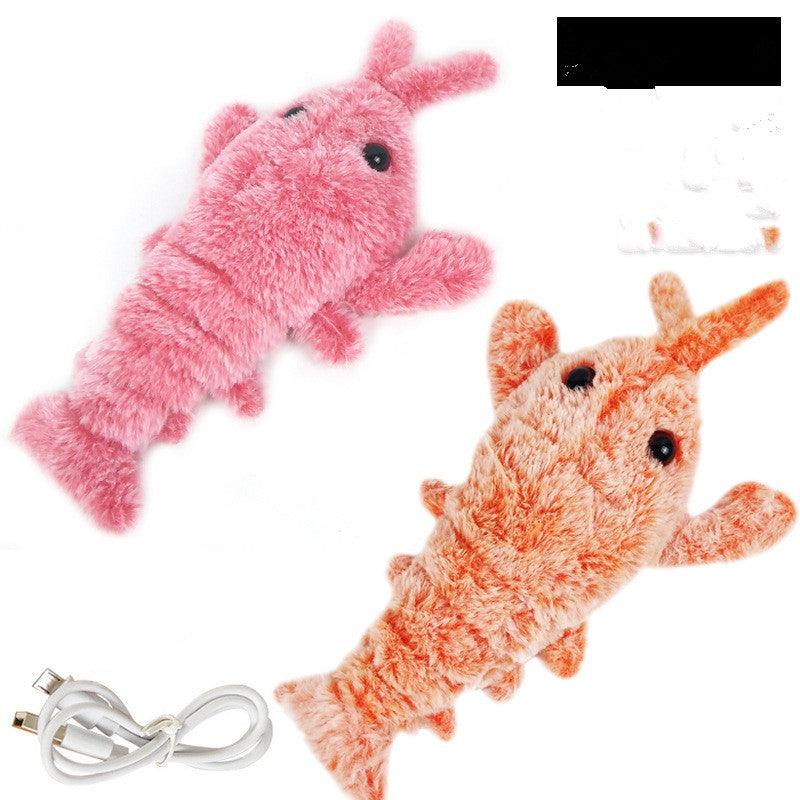 Interactive Jumping Shrimp: The Ultimate Pet Playtime Toy-1