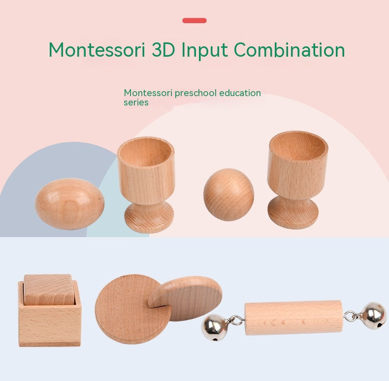 Interactive Montessori Wooden Educational Toy Set for Infants-1