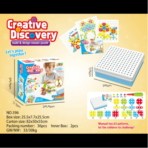 Interactive Nut Combination Educational Electric Drill Toy for Children-7