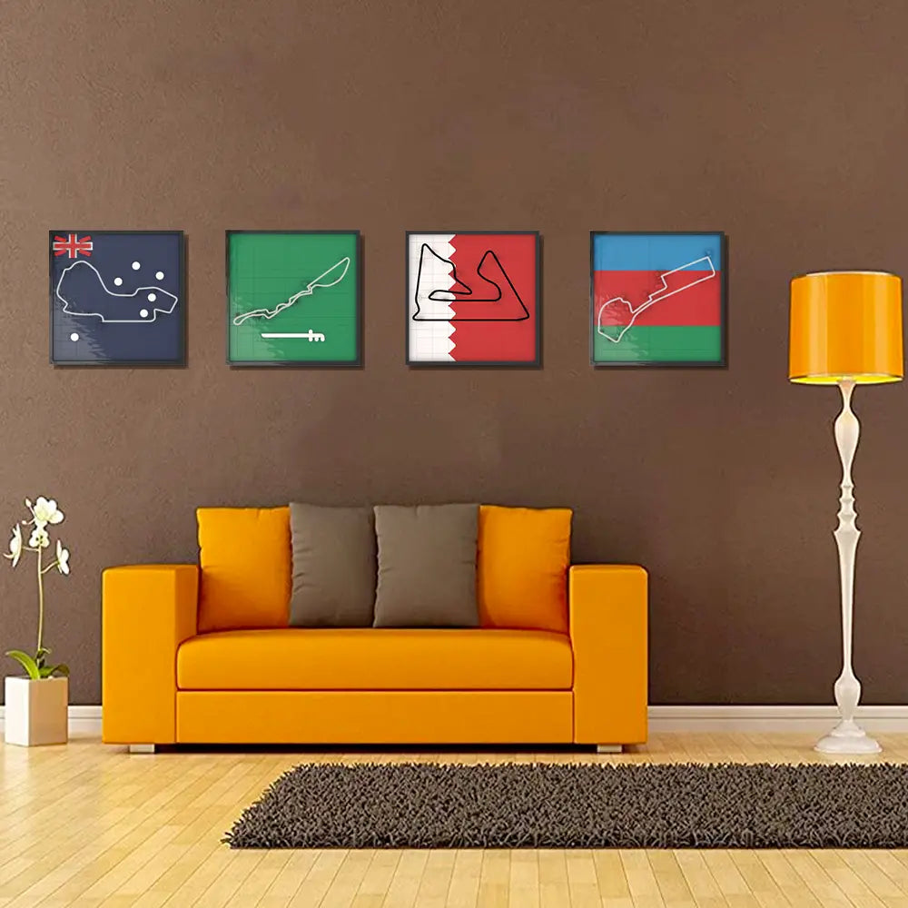 Jeddah Circuit Track Map 350pcs-2