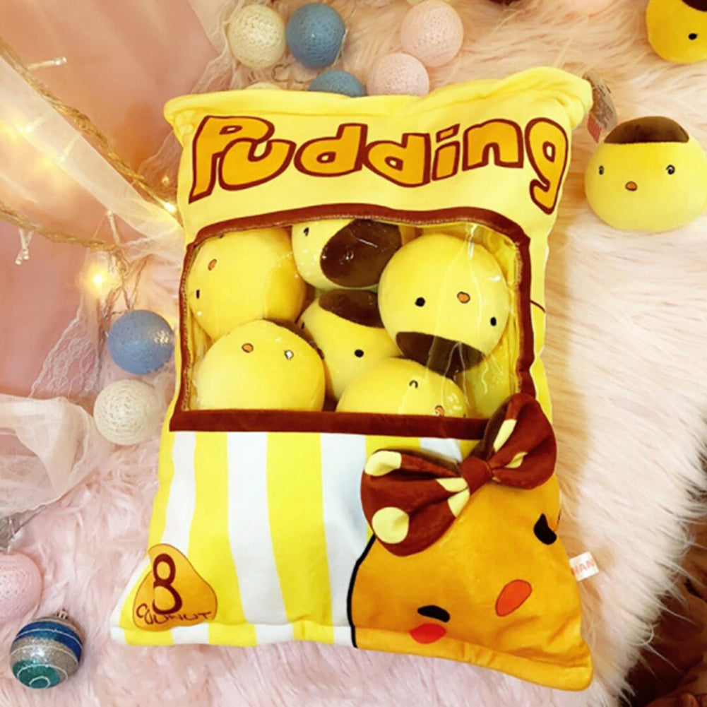 Large Bag Of Snacks And Pillow Plush Toys-2