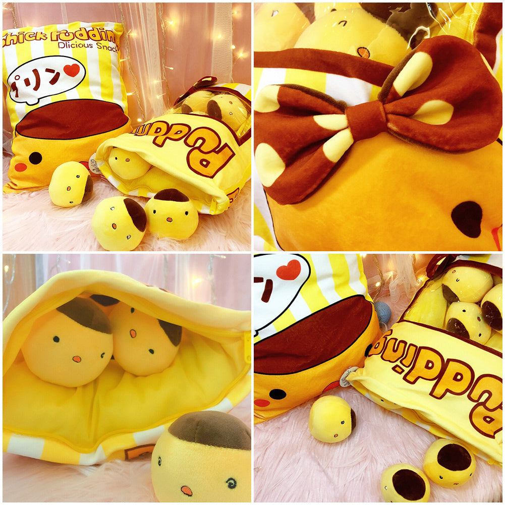 Large Bag Of Snacks And Pillow Plush Toys-4