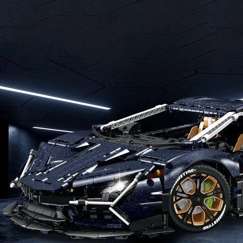 Limited Edition Flake Paint Supercar 4105pcs-3