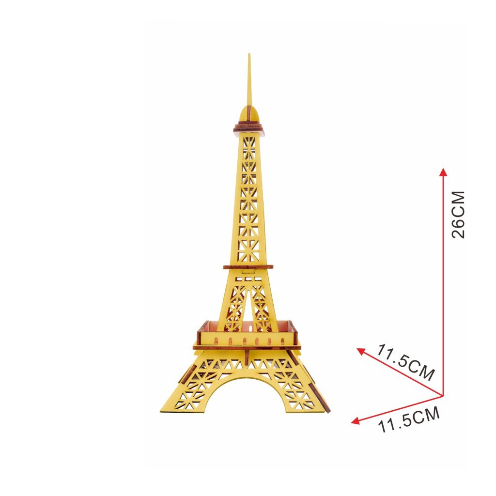 Little Paris Tower Stereo Jigsaw Puzzle - DIY Educational Toy for Children-1