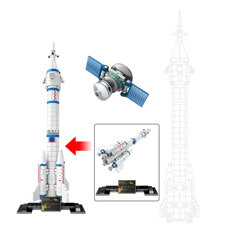 Long March 2F Launch Vehicle 903pcs-2