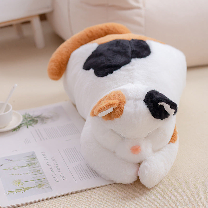 Lying Fat Cat Plush-4