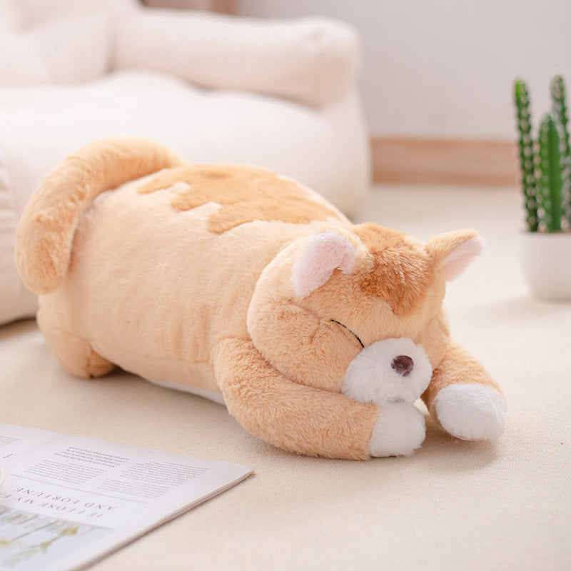 Lying Fat Cat Plush-5