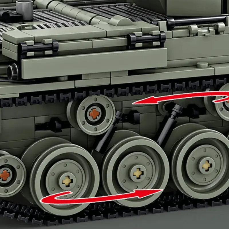 M47 Patton Tank 1448pcs-1