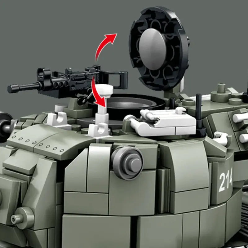 M47 Patton Tank 1448pcs-3